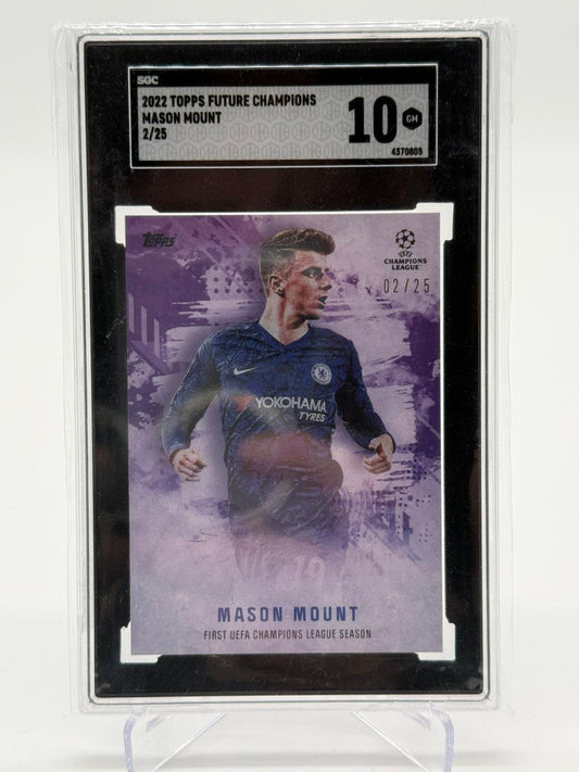 2022 Topps Future Champions Mason Mount 02/25 SGC 10