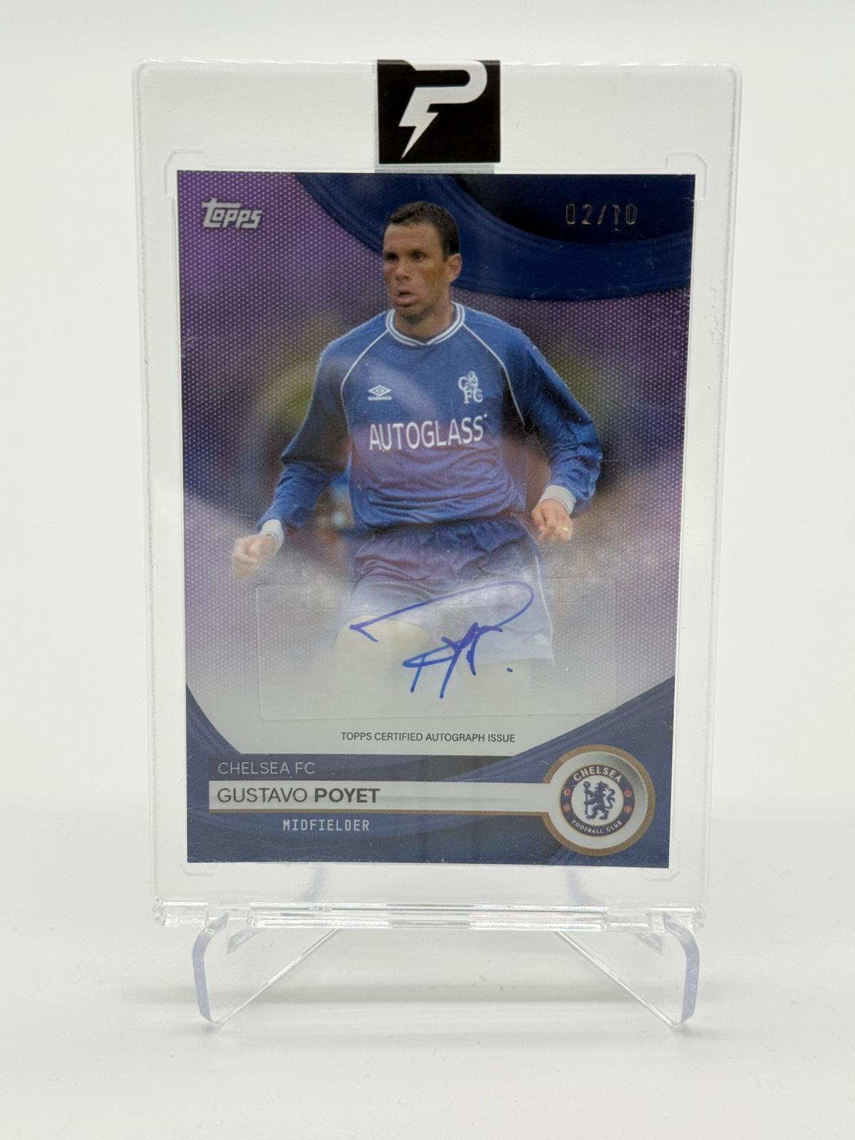 2024 Topps FC Chelsea Team Set Gustavo Poyet Auto 02/10