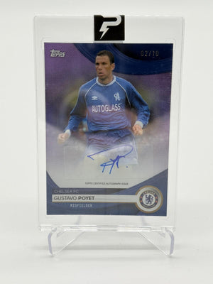 2024 Topps FC Chelsea Team Set Gustavo Poyet Auto 02/10