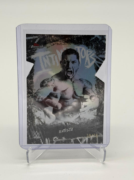 2025 Topps Finest WWE Intimidators Batista DieCut 29/75