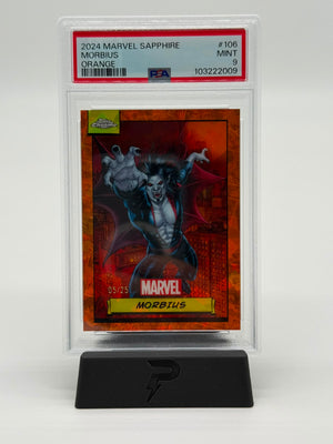 2024 Topps Marvel Sapphire Morbius 05/25 PSA 9