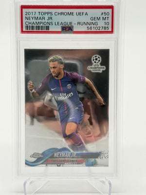 2017 Topps Chrome UCL Neymar Jr. PSA 10