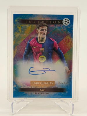 2023 Topps Inception Gavi AUTO 03/49
