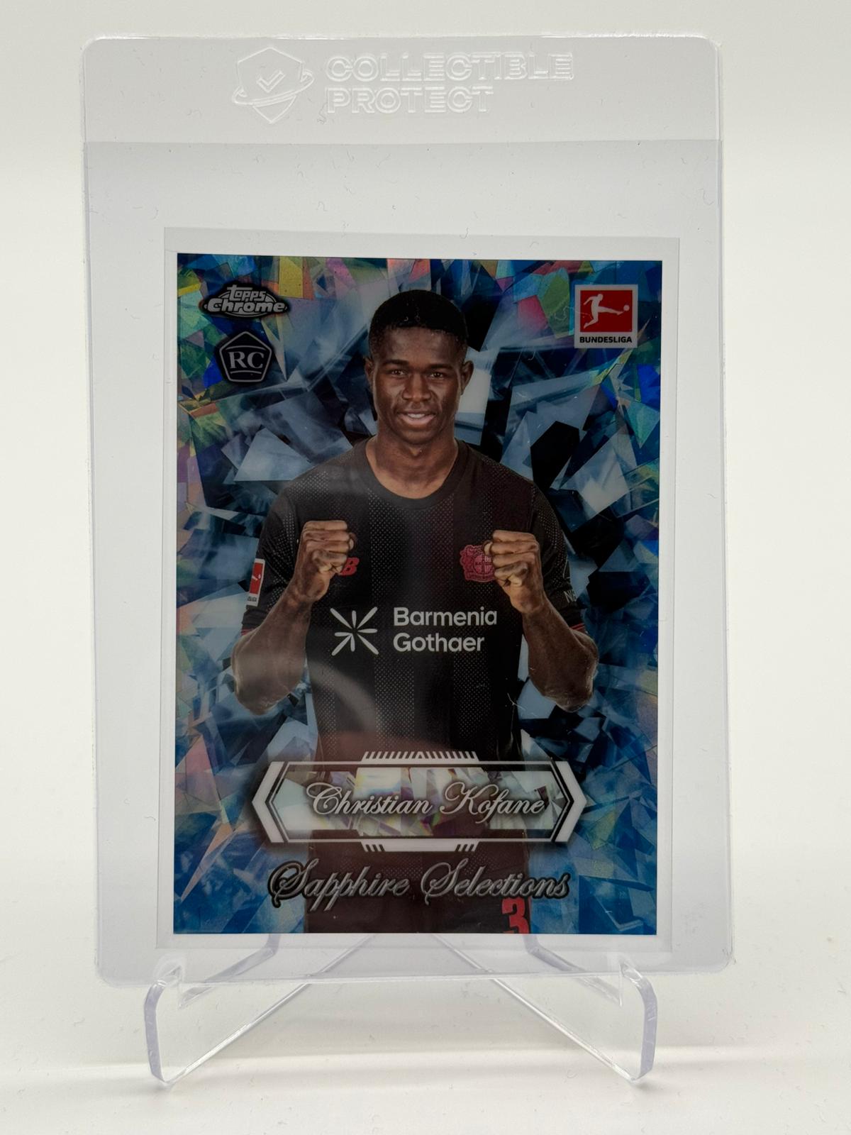 2026 Topps Chrome Bundesliga Sapphire Selections Christian Kofane RC