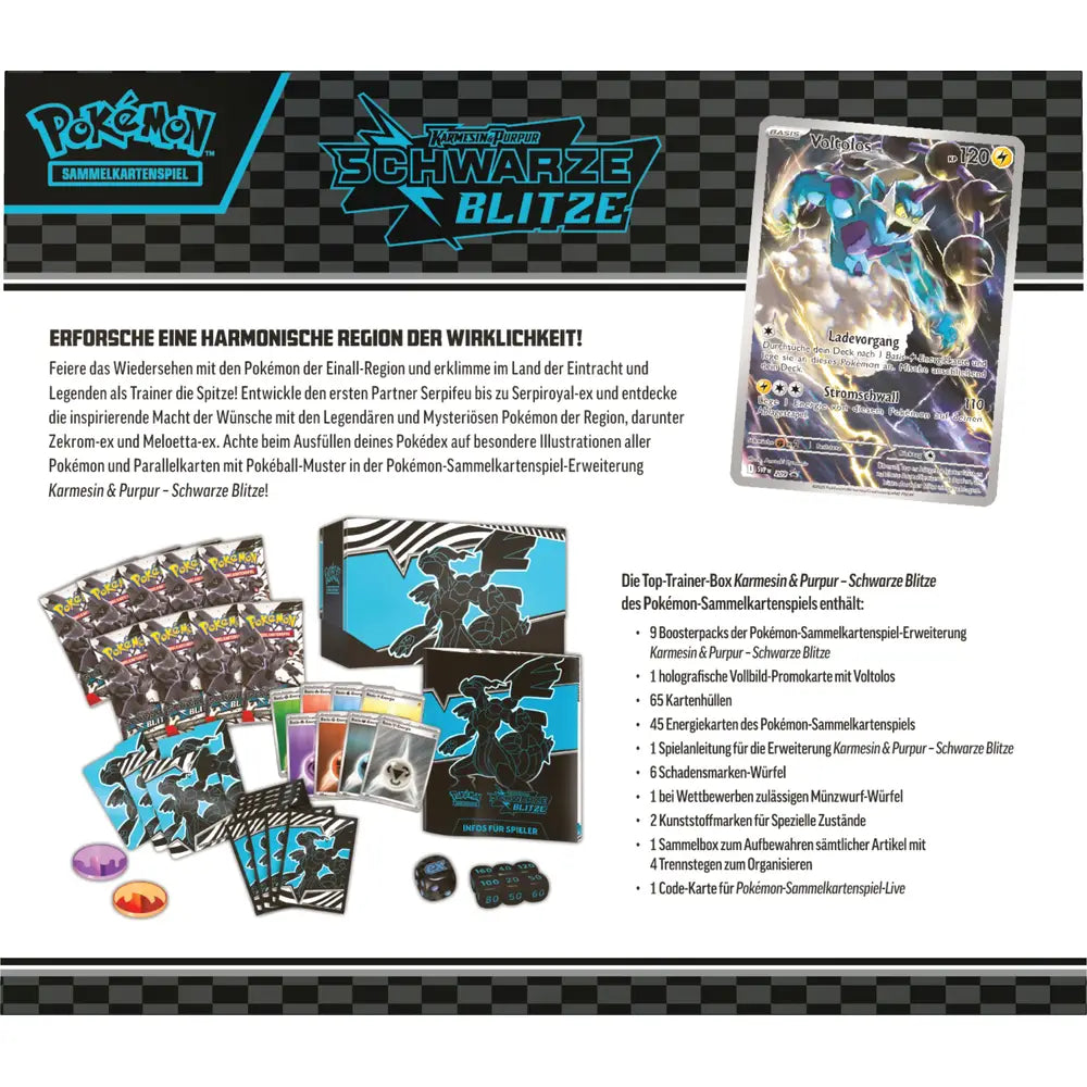 Pokémon Scarlet & Violet Black Bolt Trainer Box EN (SEALED)