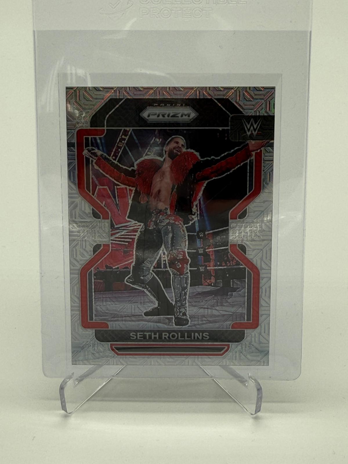 2022 Panini Prizm WWE Steh Rollins /25 Mojo