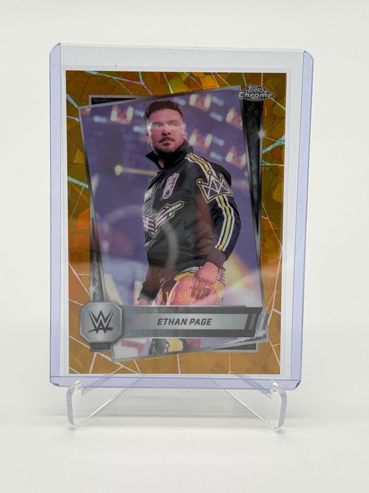 2025 Topps Chrome WWE Sapphire Ethan Page /50