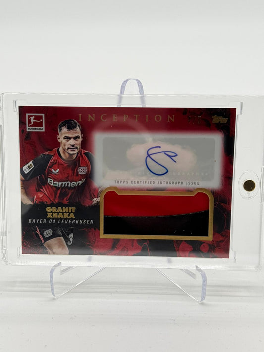 2025 Topps Inception Granit Xhaka Auto/Relic 4/5