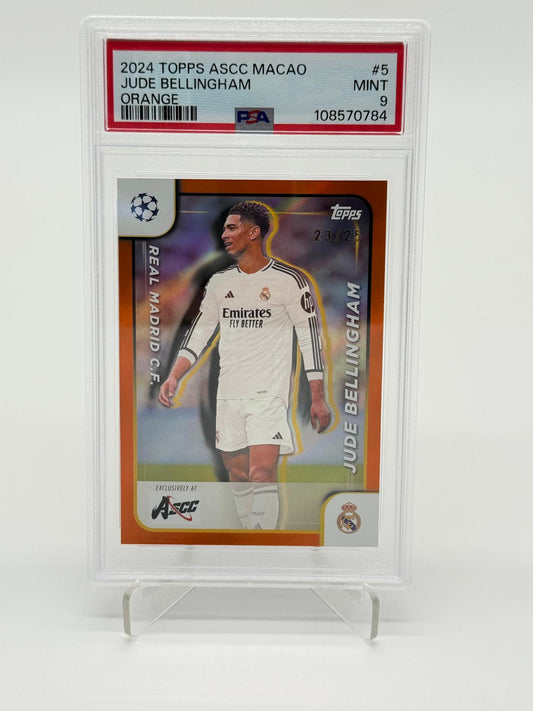 2024 Topps ASCC Macao Jude Bellingham /25 Orange PSA 9