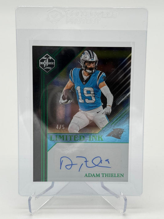 2023 Panini Limited Adam Thielen Auto 4/5