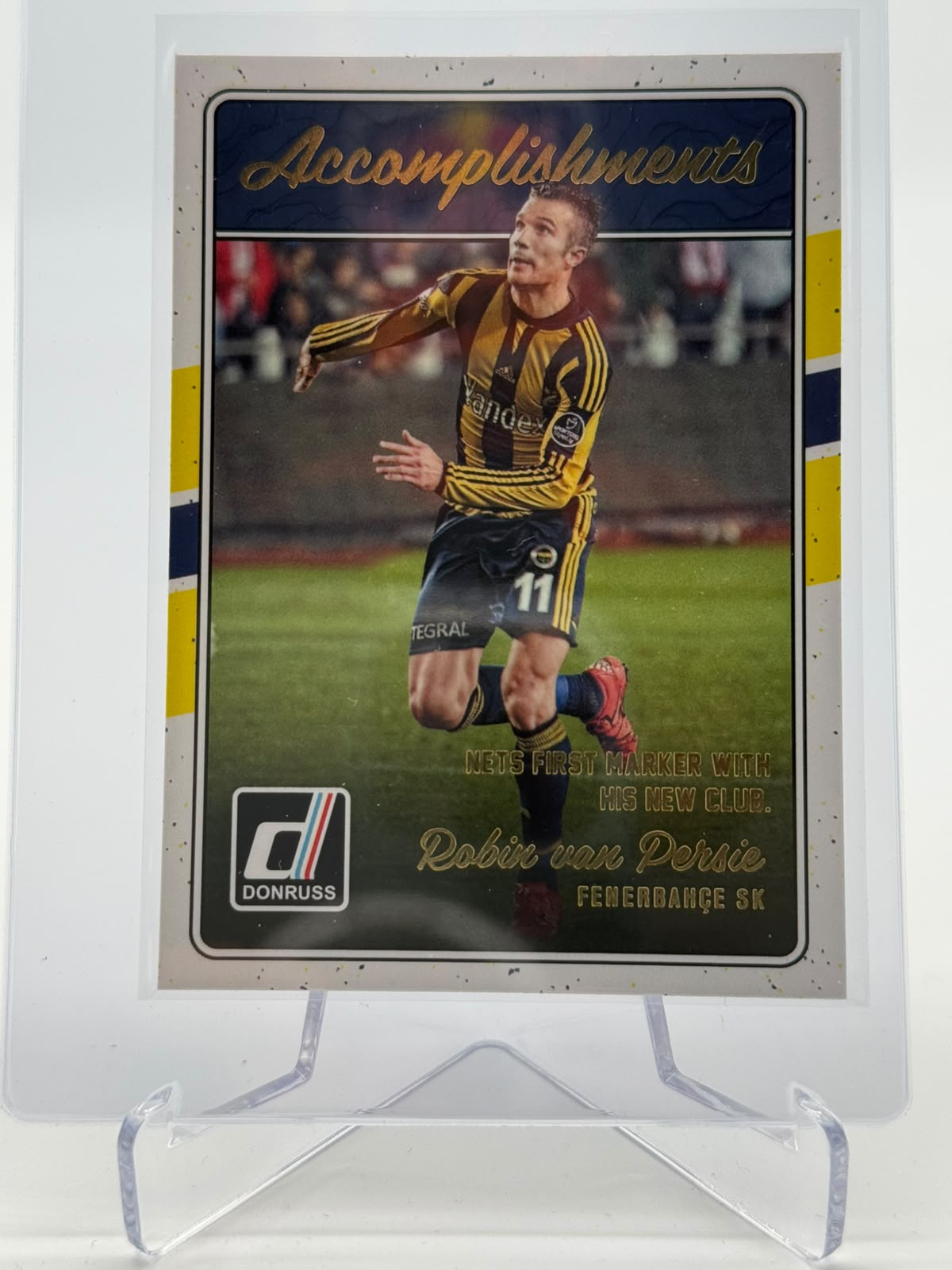 2016-17 Panini Donruss Robin van Persie Accomplishments