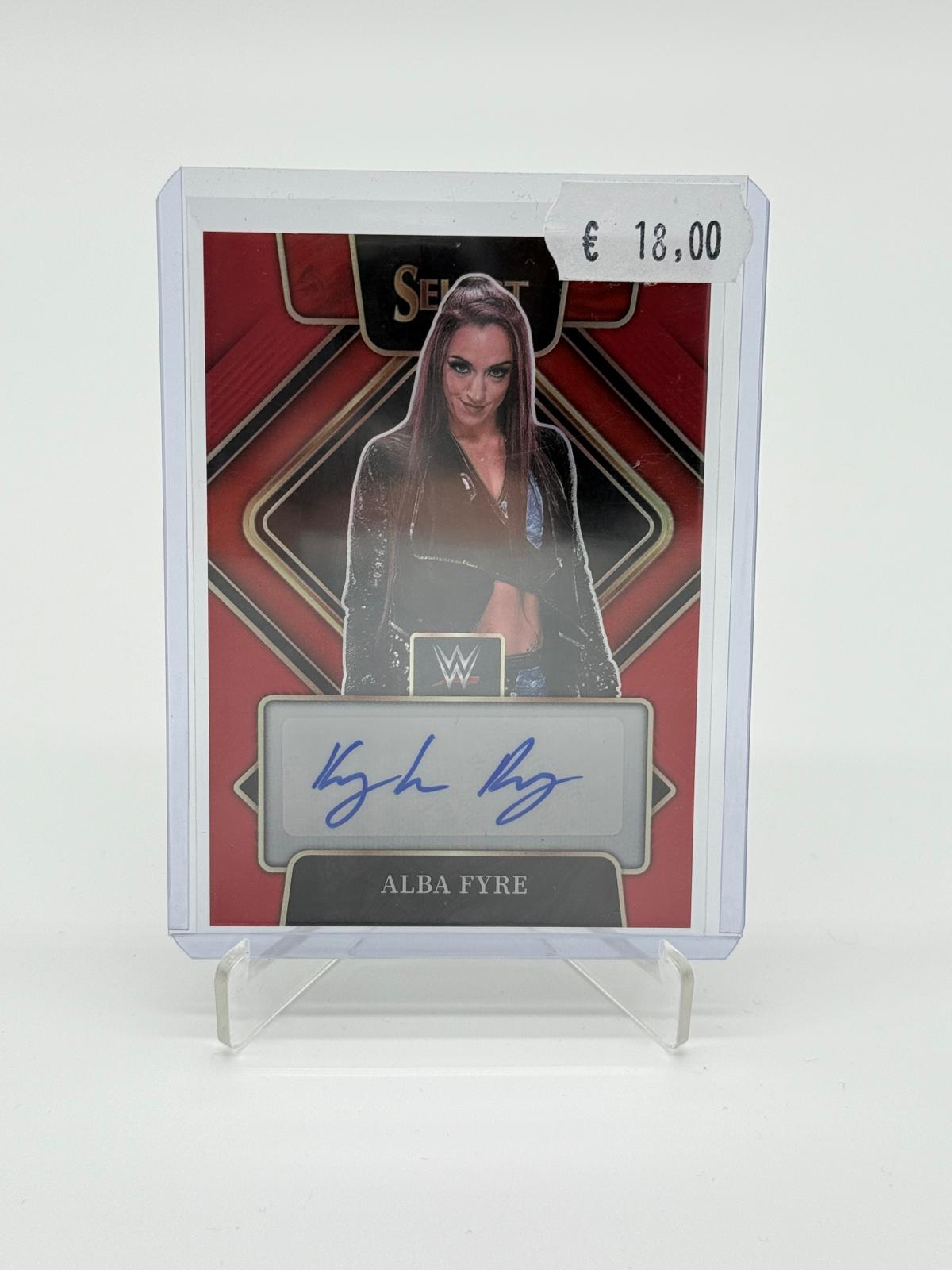 2022 Panini Select WWE Alba Fyre Auto /99