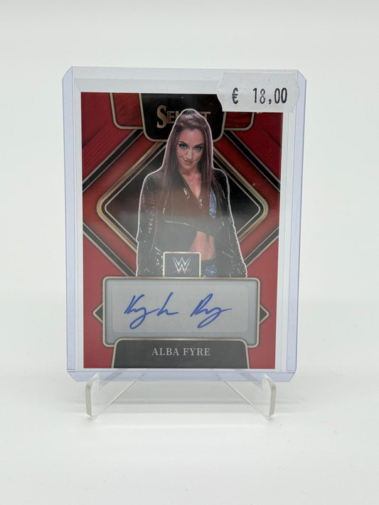 2022 Panini Select WWE Alba Fyre Auto /99