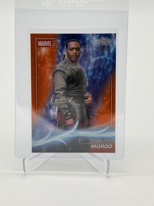 2025 Topps Marvel Studios Chrome Mordo /25