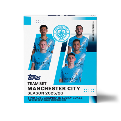 2025-26 Topps Manchester City Team Set (SEALED)