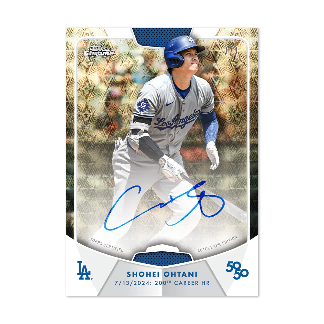 2024 Topps 50/50:Shohei Ohtani Hobby Box (LIVEBREAK)