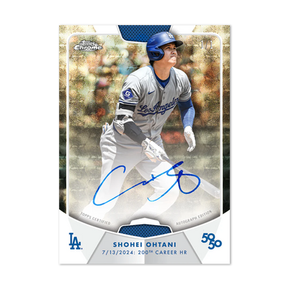 2024 Topps 50/50:Shohei Ohtani Hobby Box (LIVEBREAK)