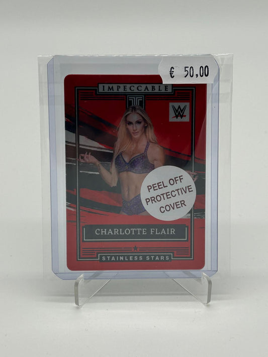 2022 Panini Impeccable WWE Charlotte Flair Stainless Stars /15