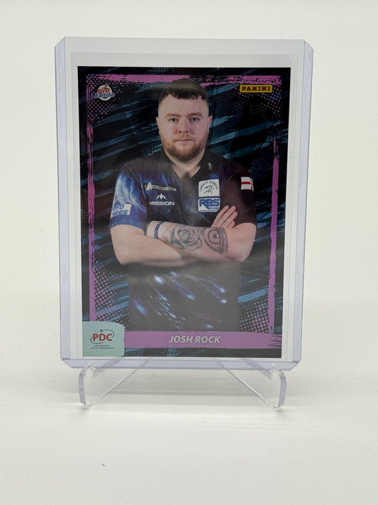 2025 Panini PDC World Championship Josh Rock Pink Parallel