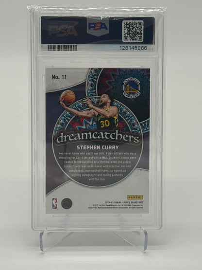 2024 Panini Hoops Stephen Curry Dreamcatchers SSP PSA 10