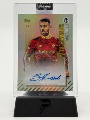 2023 Topps UEFA GOLD Leonardo Spinazzola 1/1 Auto