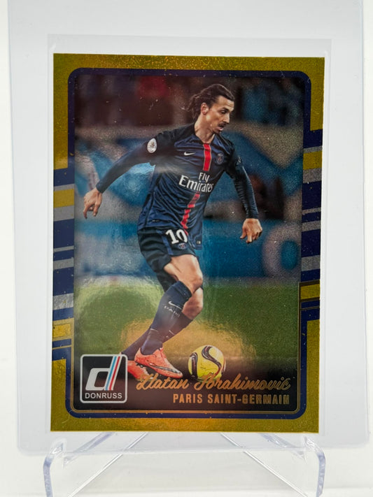 2016-17 Panini Donruss Zlatan Ibrahimovic Gold