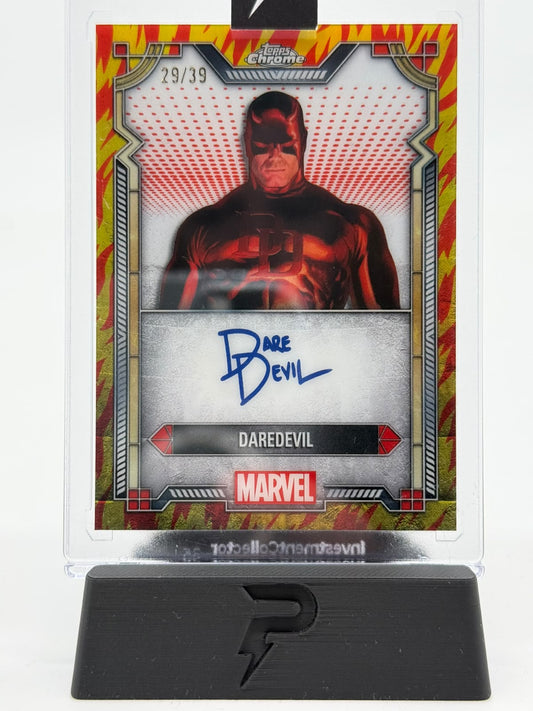 2024 Topps Marvel Chrome Daredevil 29/39 Auto
