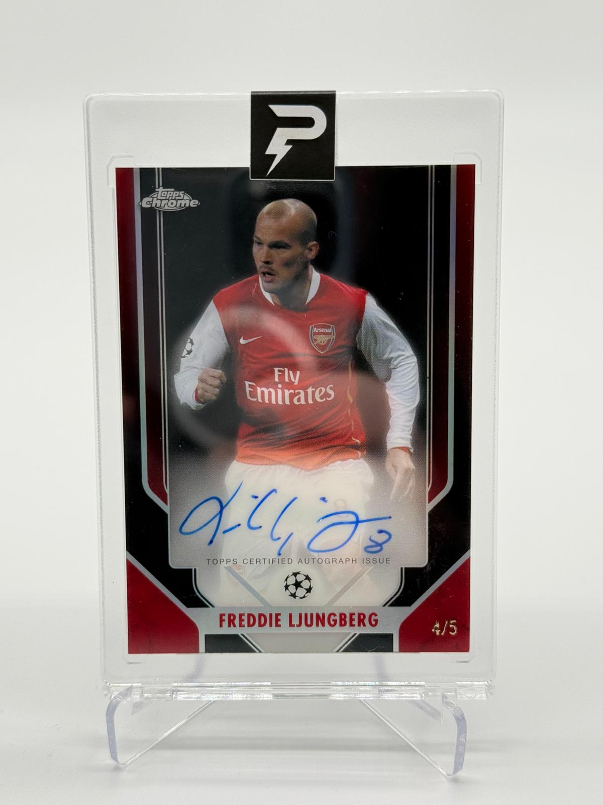 2026 Topps Chrome UCC Superior Signatures Freddie Ljungberg 4/5