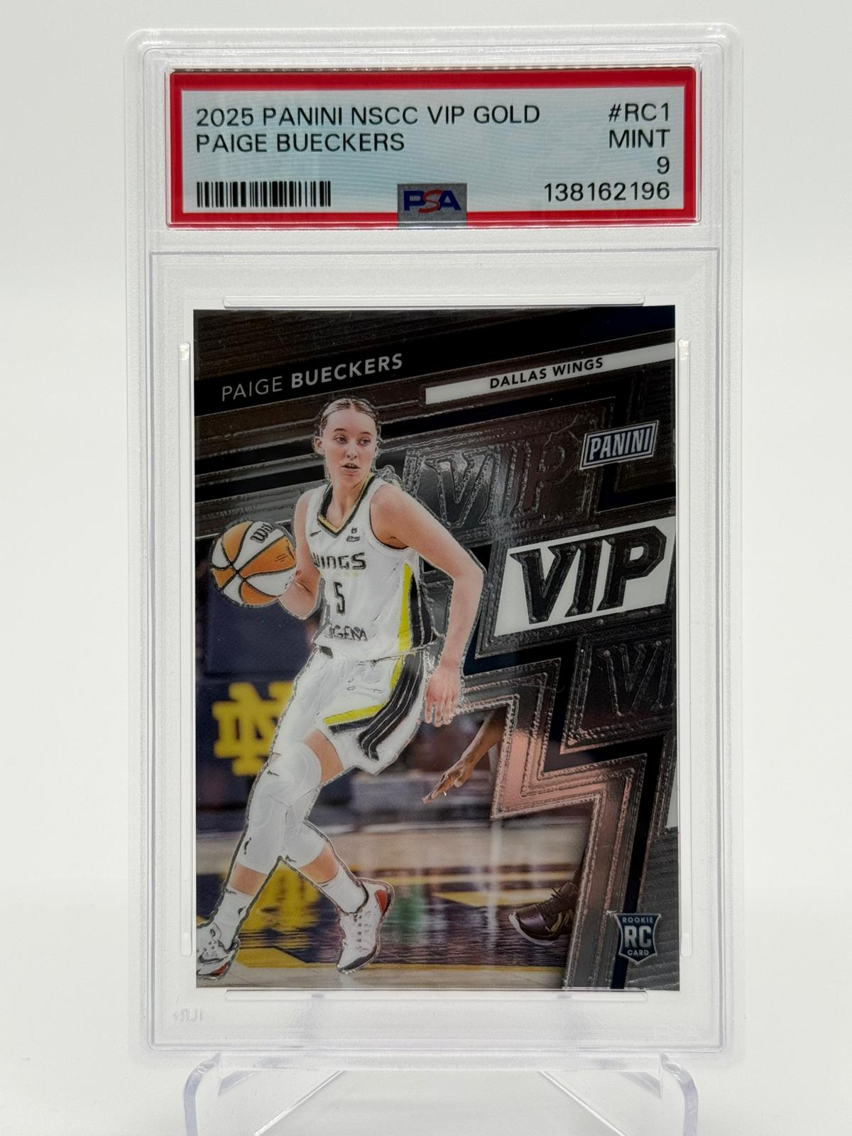 2025 Panini NSCC VIP Gold Paige Bueckers PSA 9