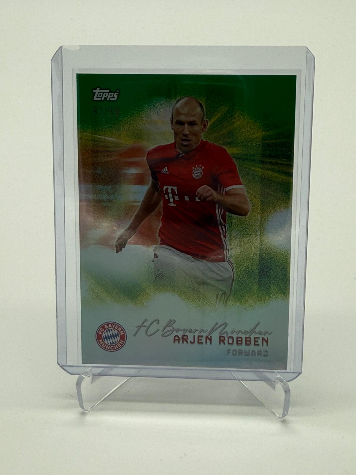 2025 Topps FC Bayern Teamset Arjen Robben Pitch Pirsuits 87/99