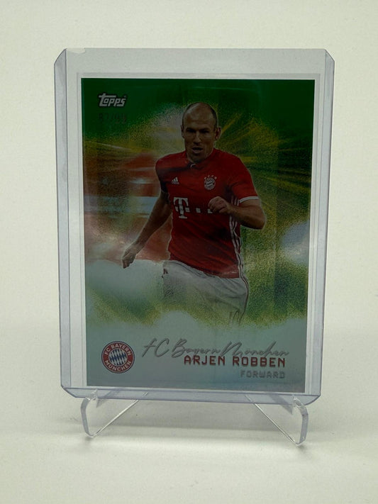 2025 Topps FC Bayern Teamset Arjen Robben Pitch Pirsuits 87/99
