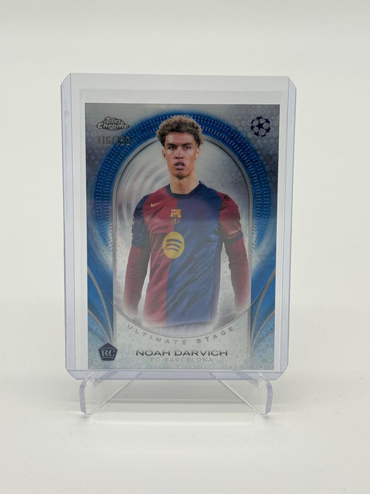 2025 Topps Chrome Ultimate Stage Noah Darvich RC /150 Blue