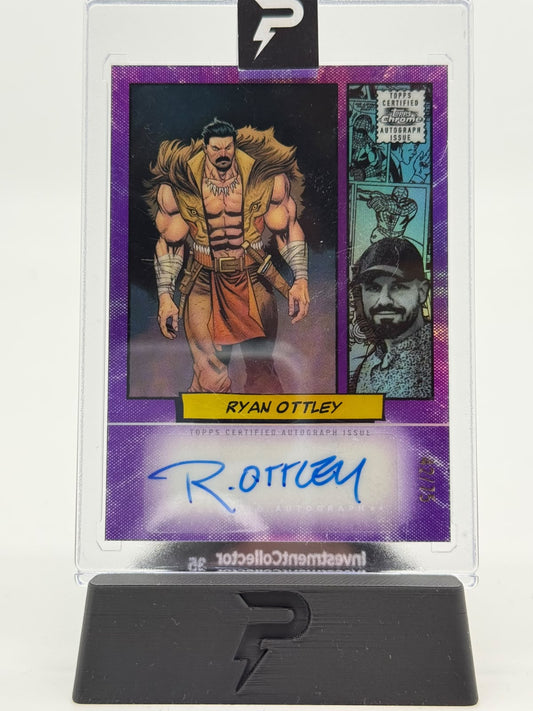 2024 Topps Marvel Chrome Ryan Ottley 42/75 Auto