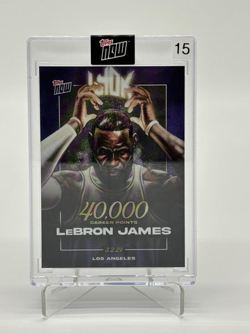 Topps Now - LeBron James 40.000 Career Points LJ-40K