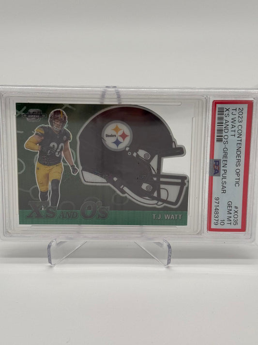 2023 Contenders Optic TJ Watt Die-Cut /30 PSA 10