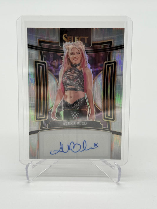 2024 Panini Select WWE Alexa Bliss Silver Flash Prizm Signature