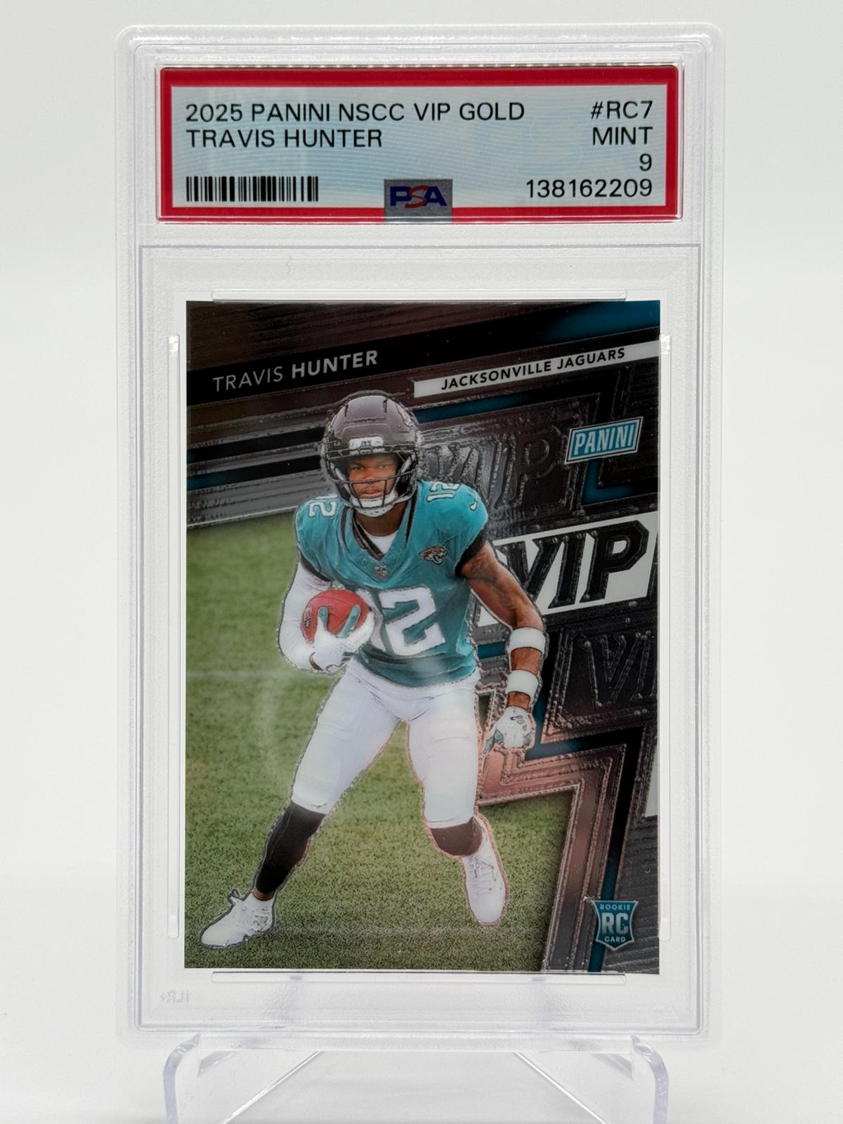 2025 Panini NSCC VIP Gold Travis Hunter PSA 9
