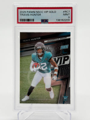2025 Panini NSCC VIP Gold Travis Hunter PSA 9