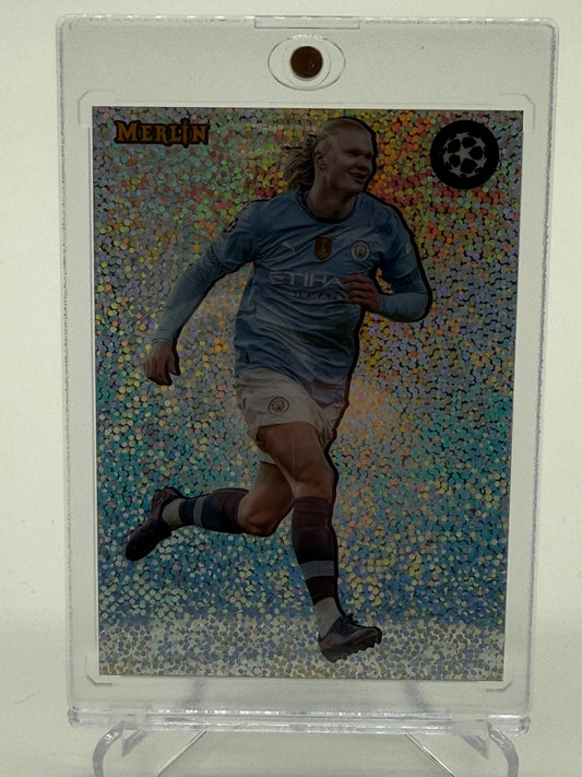 2025 Topps Merlin Erling Haaland The Shiny SSP