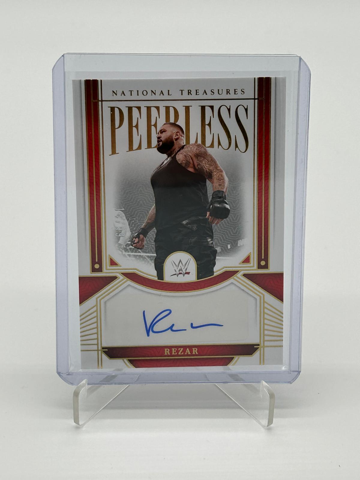 2024 Panini National Treasures Rezar Peerless Auto /99