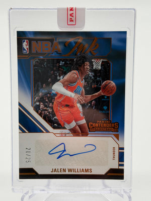 2023-24 Panini Contenders Basketball Jalen Williams Auto 20/25