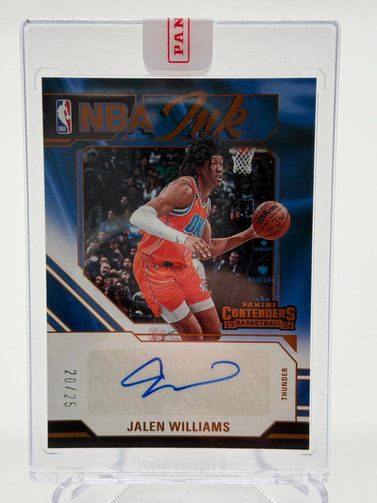 2023-24 Panini Contenders Basketball Jalen Williams Auto 20/25