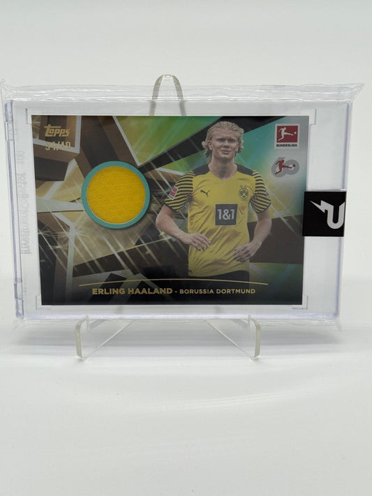 2024 Topps 60 Jahre Bundesliga Erling Haaland Patch /40