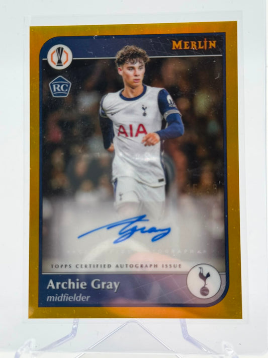2025 Topps Merlin UCC Archie Grey Auto 15/50