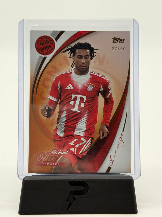 2026 Topps Fc Bayern Lineage Michael Olise 27/50
