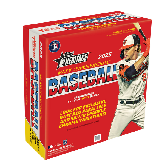 2025 Topps Heritage Baseball Mega Box (SEALED)