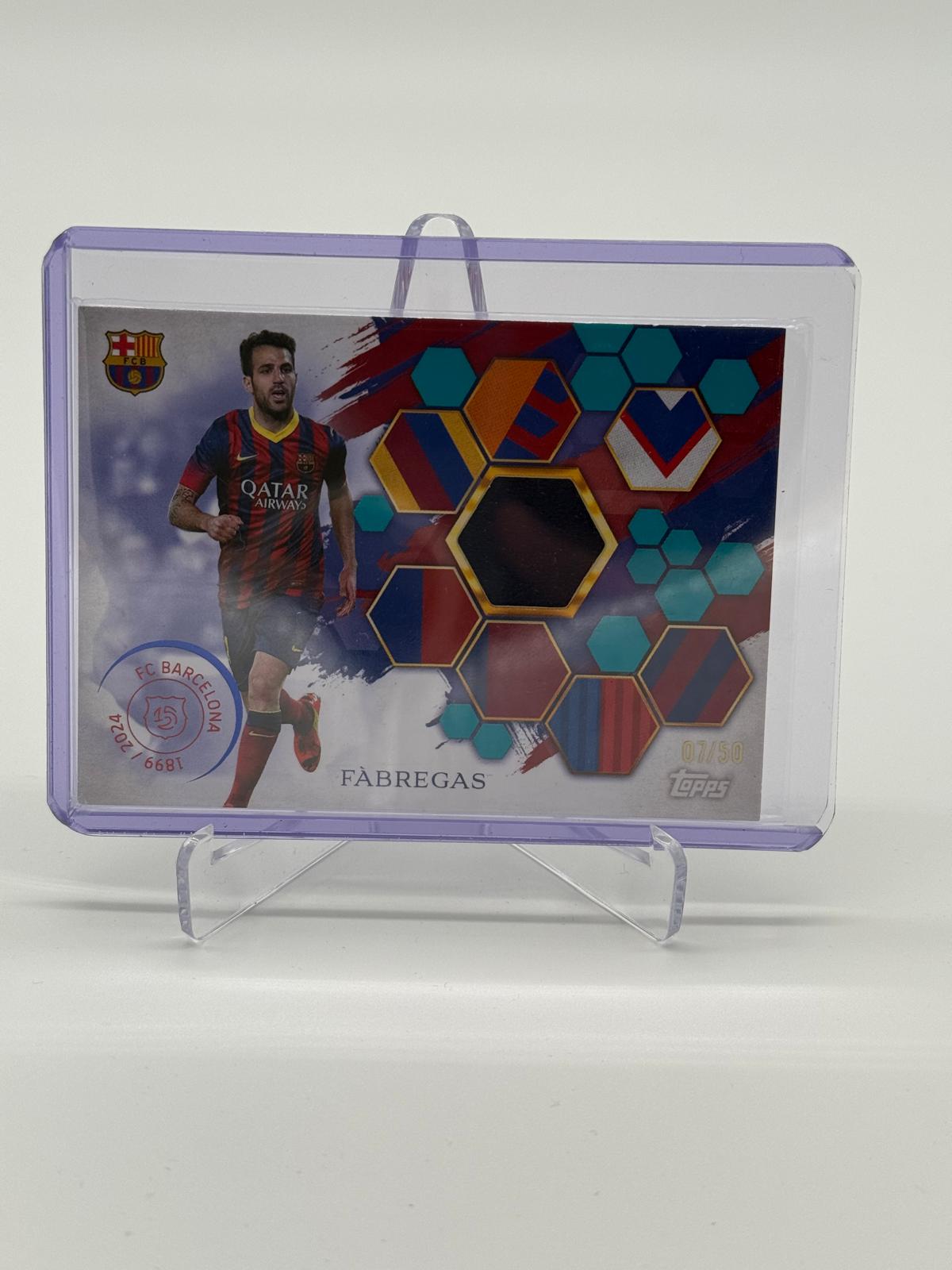 2025 Topps 125 Jahre Barcelona Fabregas Patch /50