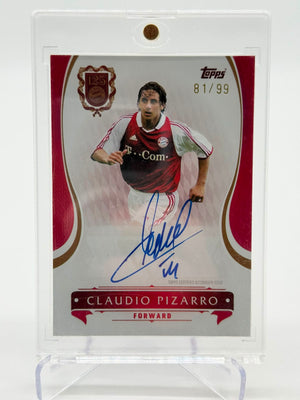 2025 Topps FC Bayern 125 Jahre Claudio Pizarro AUTO 81/99