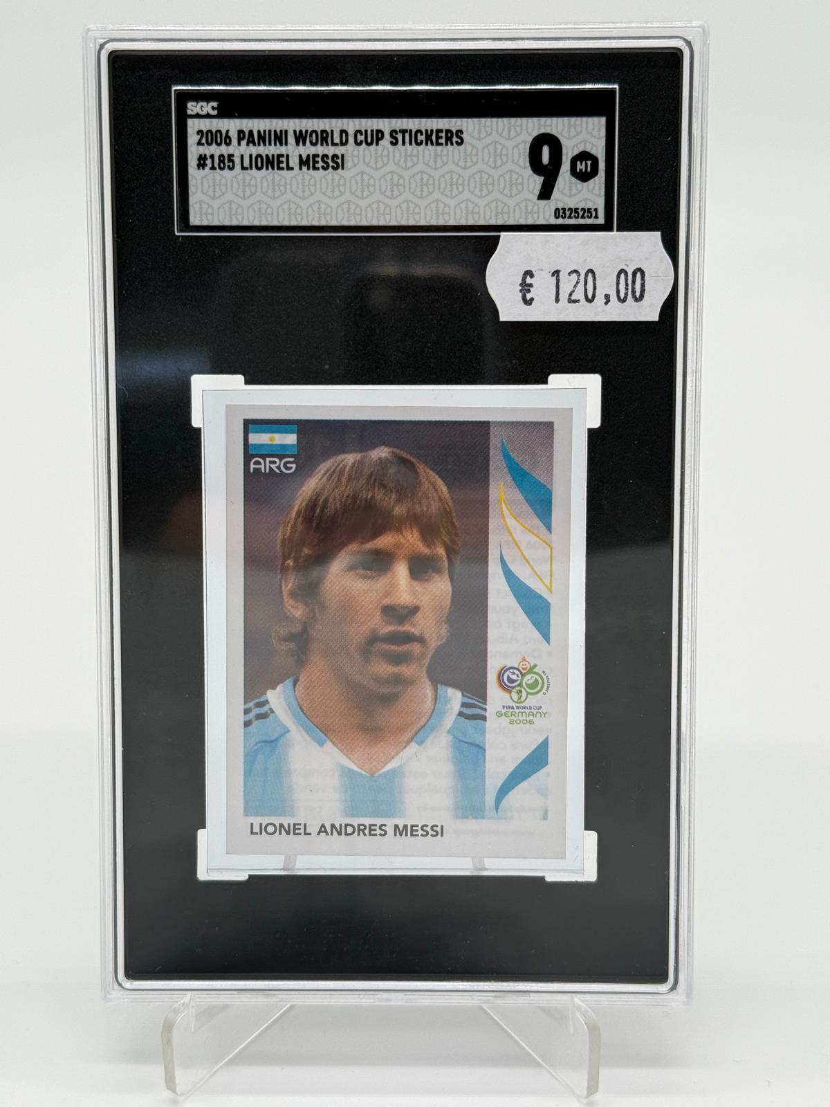 2006 Panini World Cup Sticker Lionel Messi SGC 9