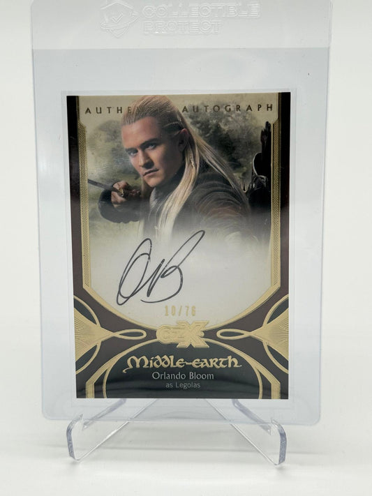 CZX Middle Earth Orlando Bloom as Legolas Authentic Autograph 10/76 OB-L2